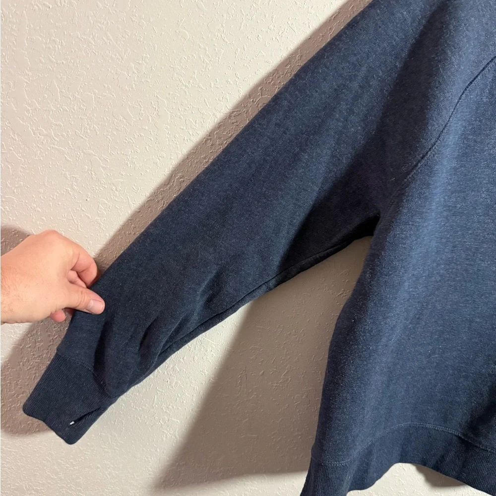 Women’s XL Blue Tommy Hilfiger Sport Cropped, Athletic, Long Sleeve Sweatshirt - Picture 2 of 7